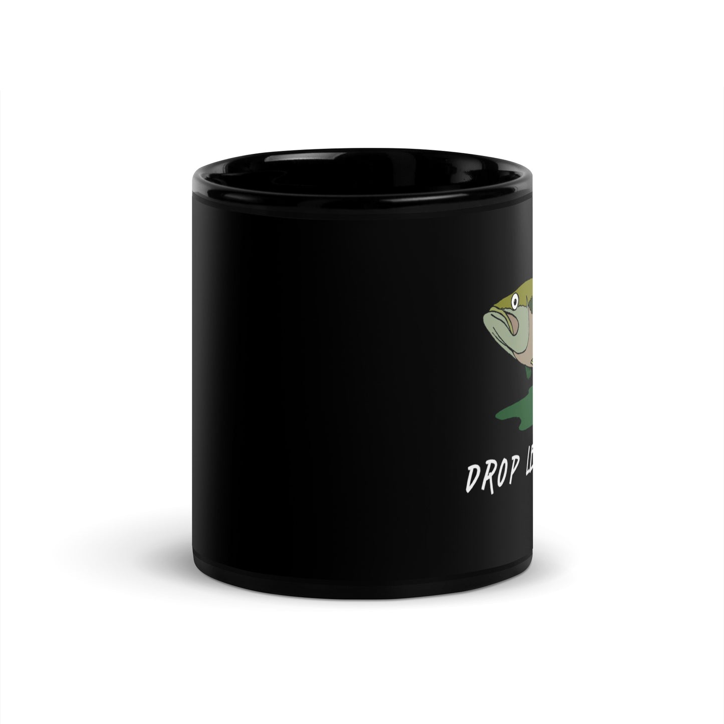 Bass - Drop Lead On Me - Black Glossy Mug