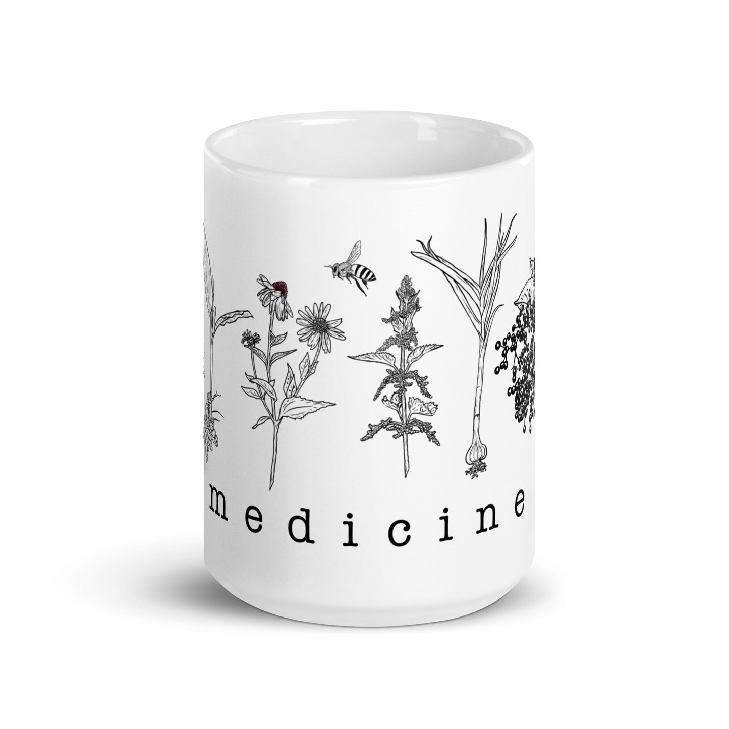 Natural Medicine - White glossy mug