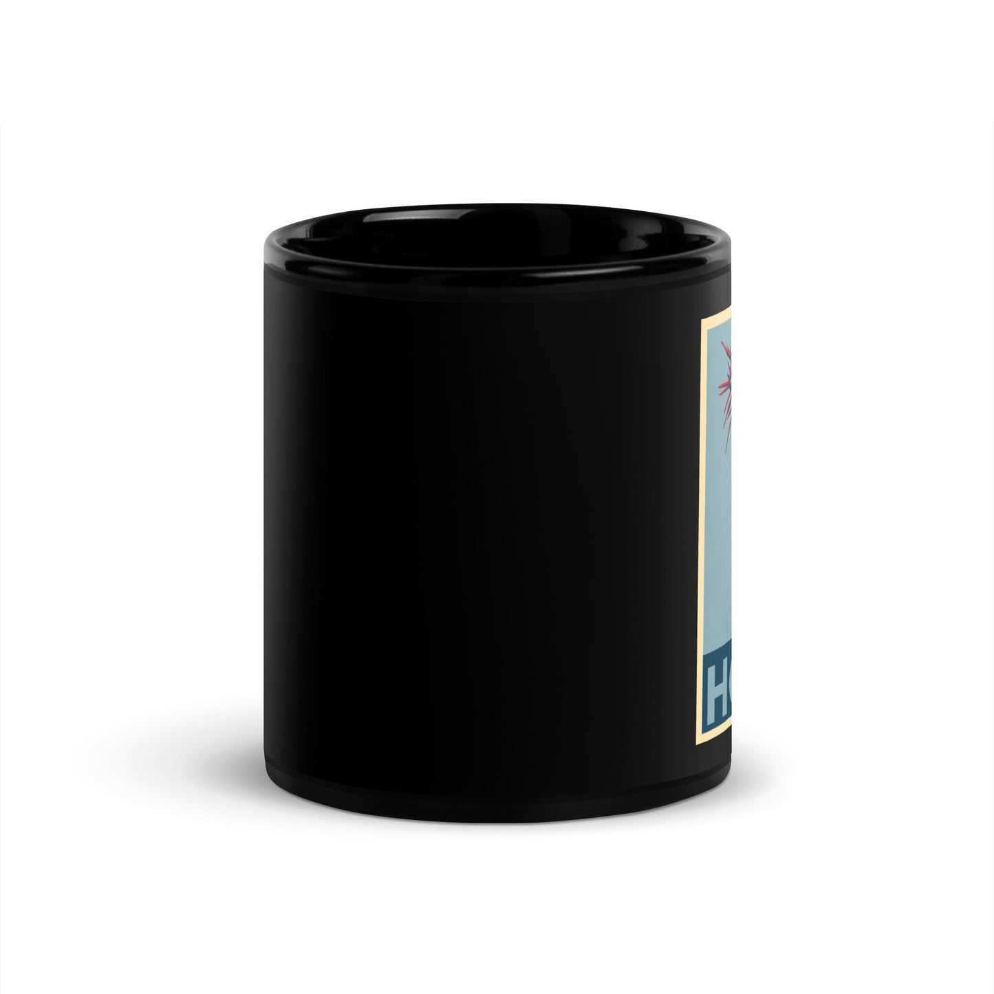 Hope in Christ Black Glossy Mug