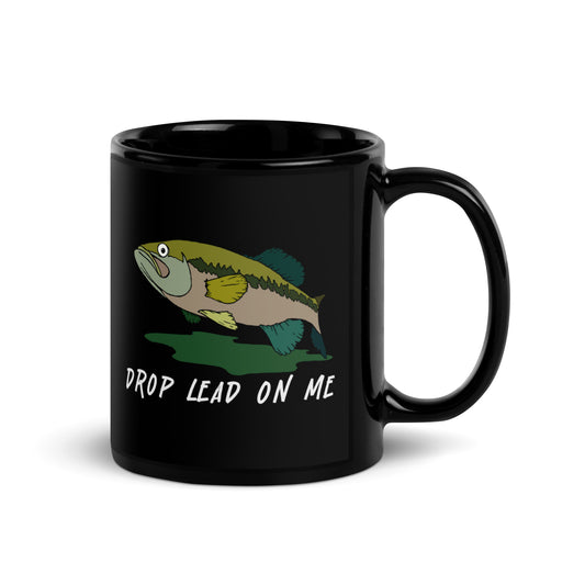 Bass - Drop Lead On Me - Black Glossy Mug