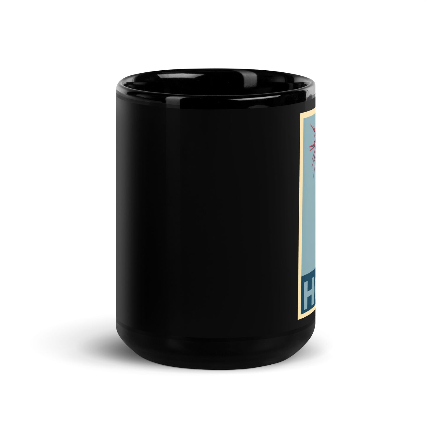 Hope in Christ Black Glossy Mug