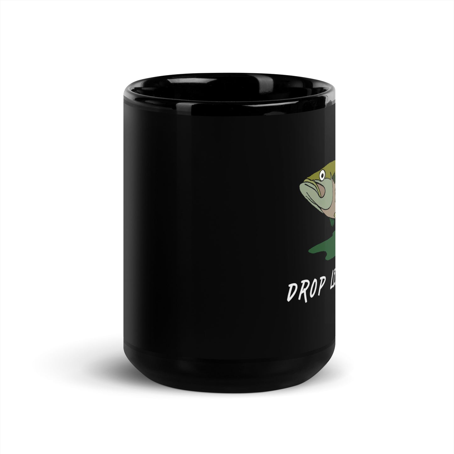 Bass - Drop Lead On Me - Black Glossy Mug