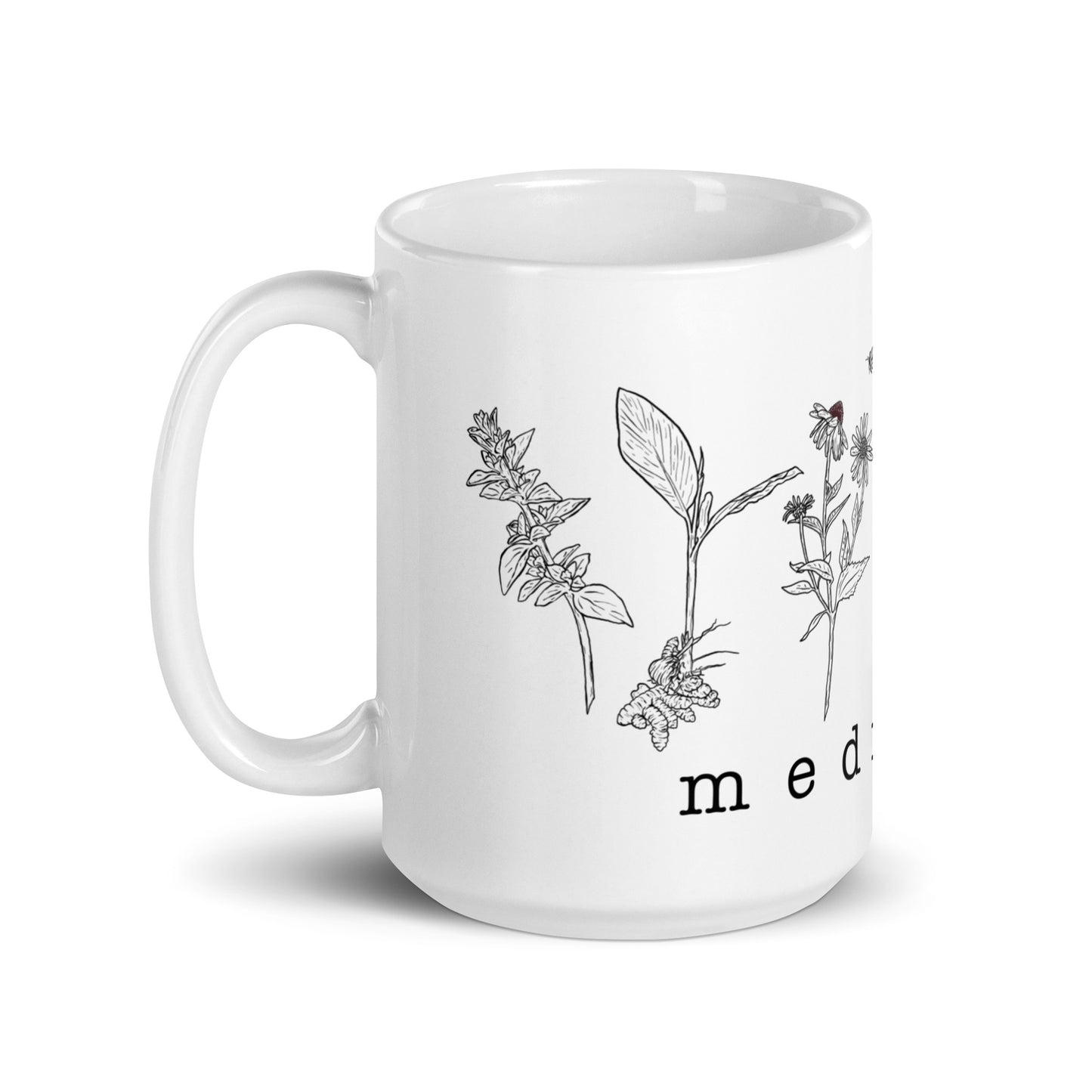 Natural Medicine - White glossy mug
